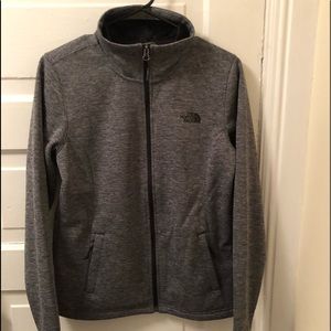 The north face zip up jacket